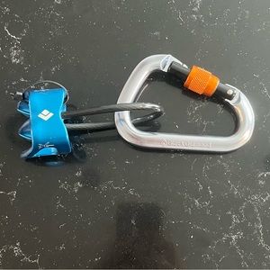 NEW Black Diamond Rock Climbing Belay and Carabiner